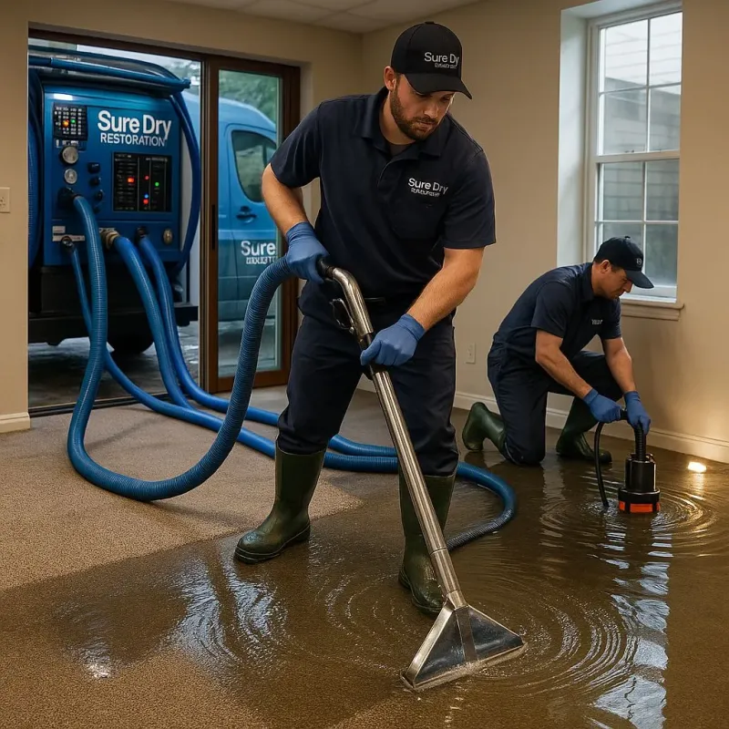 Water Extraction and Removal process in Hull, MA